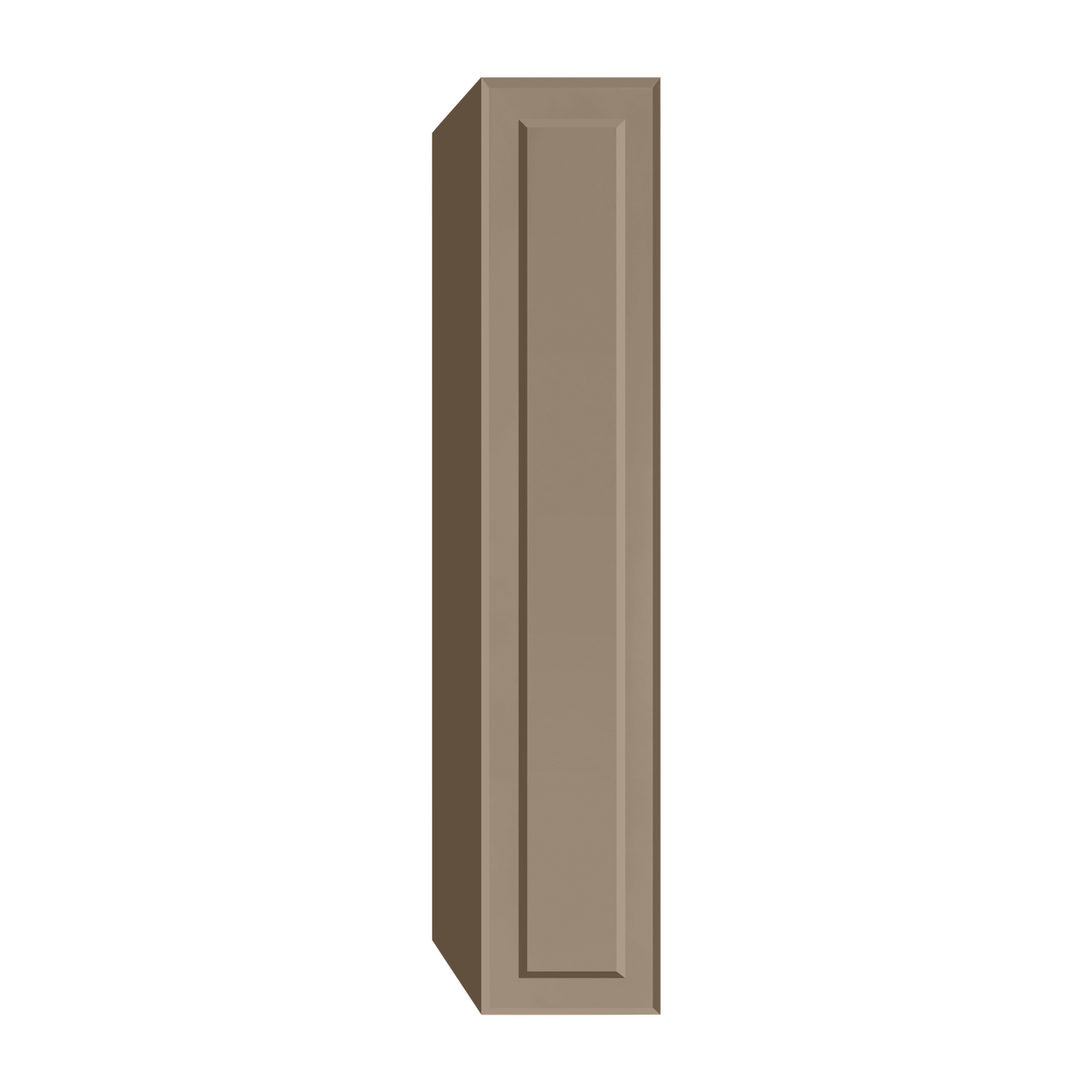 Berloni Vintage 1 door column 14" with 1 fixed shelf and 4 glass shelves