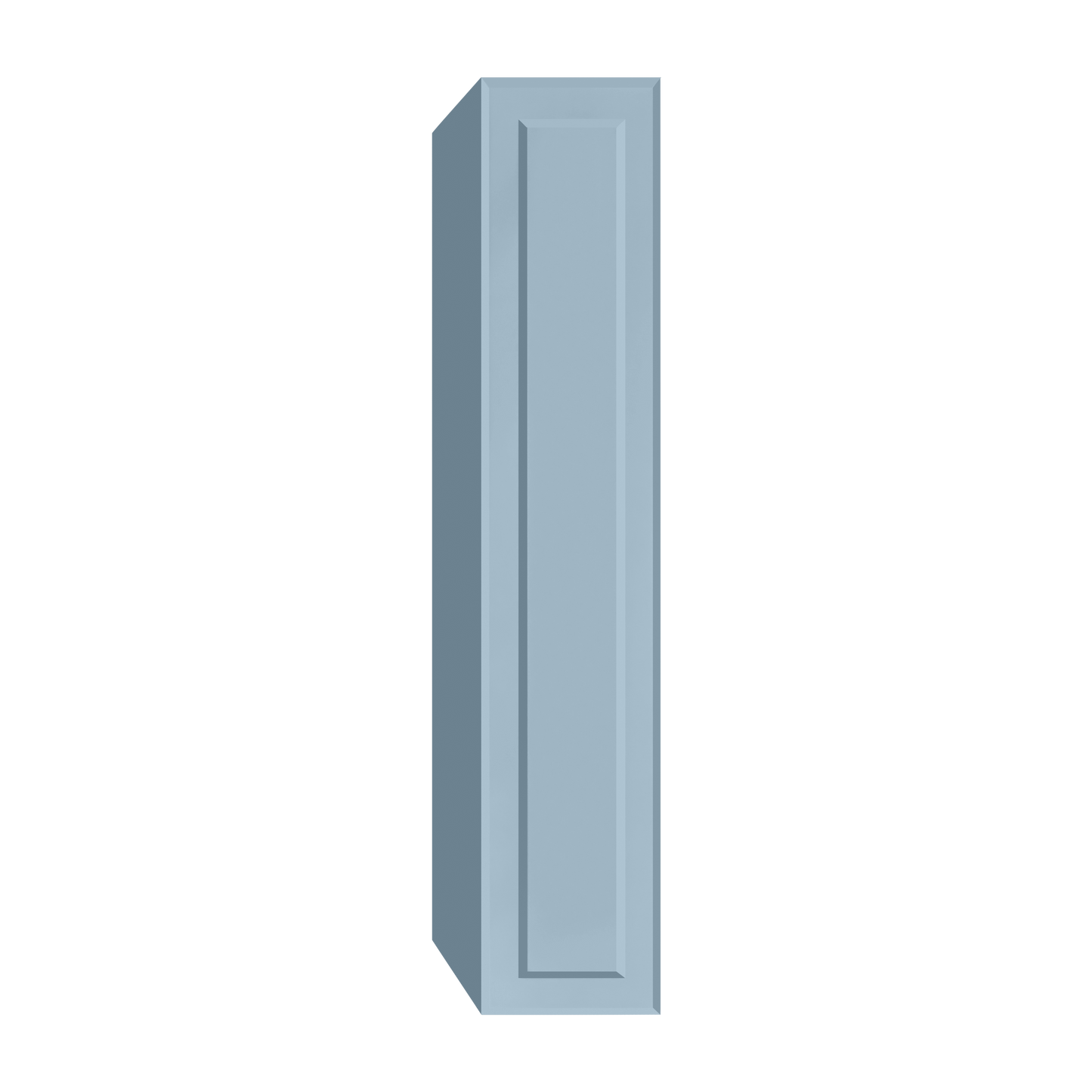 Berloni Vintage 1 door column 14" with 1 fixed shelf and 4 glass shelves