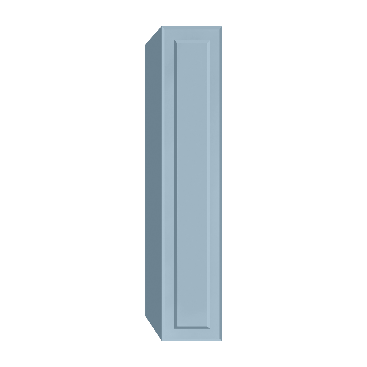 Berloni Vintage 1 door column 14" with 1 fixed shelf and 4 glass shelves