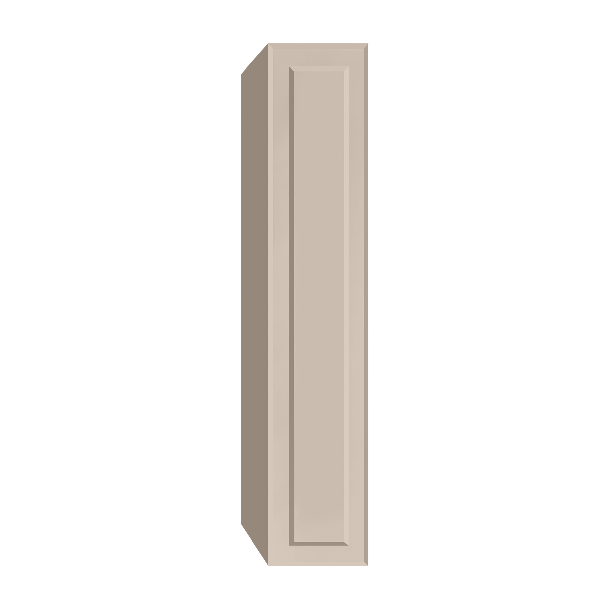 Berloni Vintage 1 door column 14" with 1 fixed shelf and 4 glass shelves