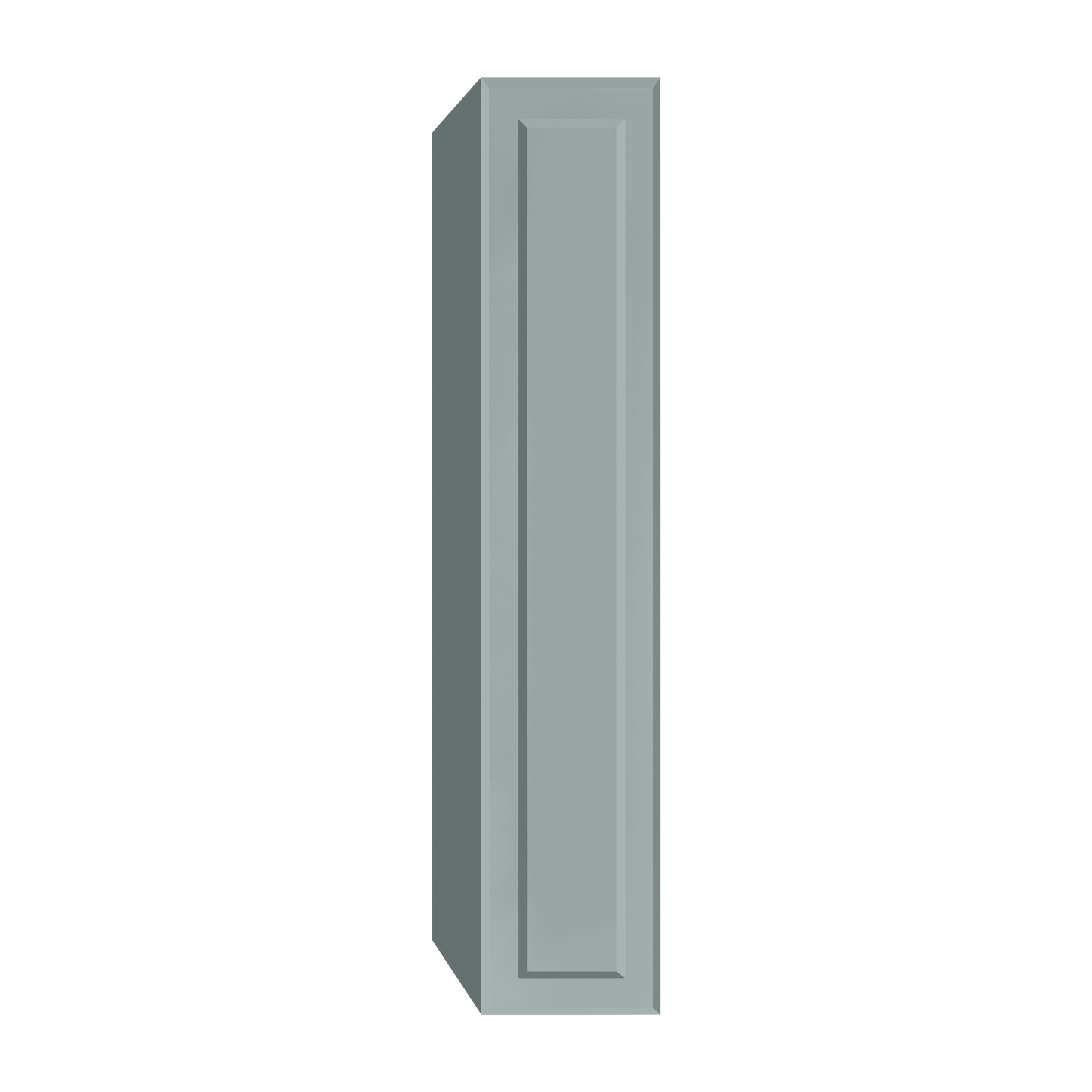 Berloni Vintage 1 door column 14" with 1 fixed shelf and 4 glass shelves