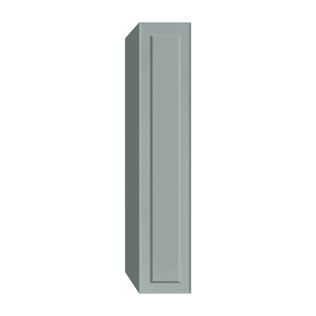 Berloni Vintage 1 door column 14" with 1 fixed shelf and 4 glass shelves