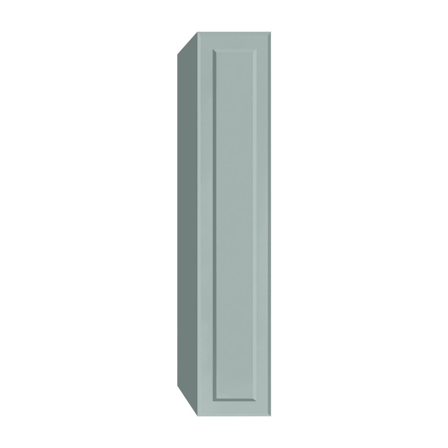 Berloni Vintage 1 door column 14" with 1 fixed shelf and 4 glass shelves