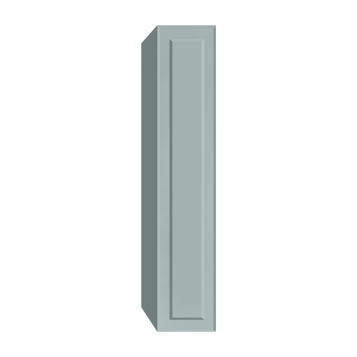 Berloni Vintage 1 door column 14" with 1 fixed shelf and 4 glass shelves