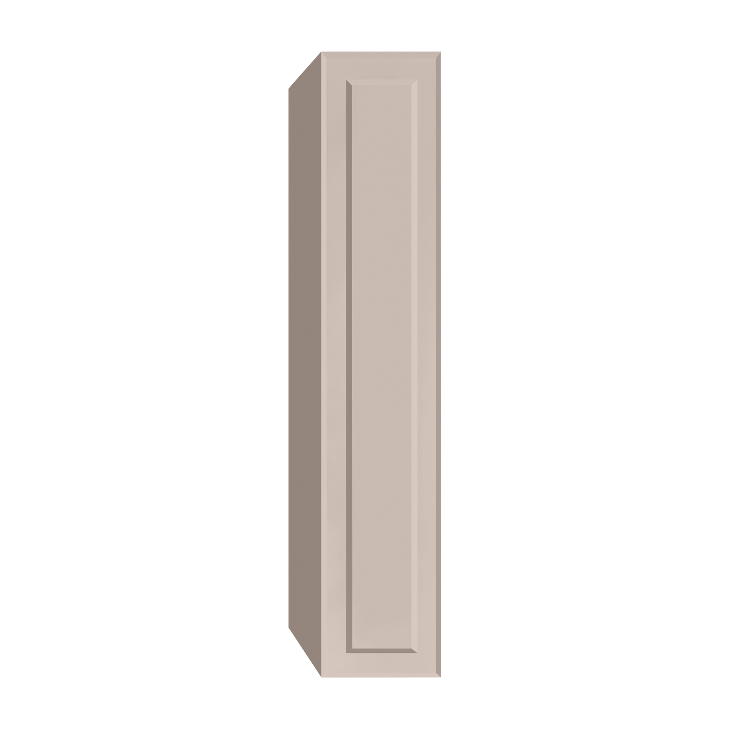 Berloni Vintage 1 door column 14" with 1 fixed shelf and 4 glass shelves