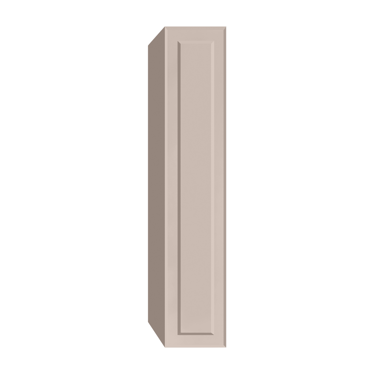 Berloni Vintage 1 door column 14" with 1 fixed shelf and 4 glass shelves