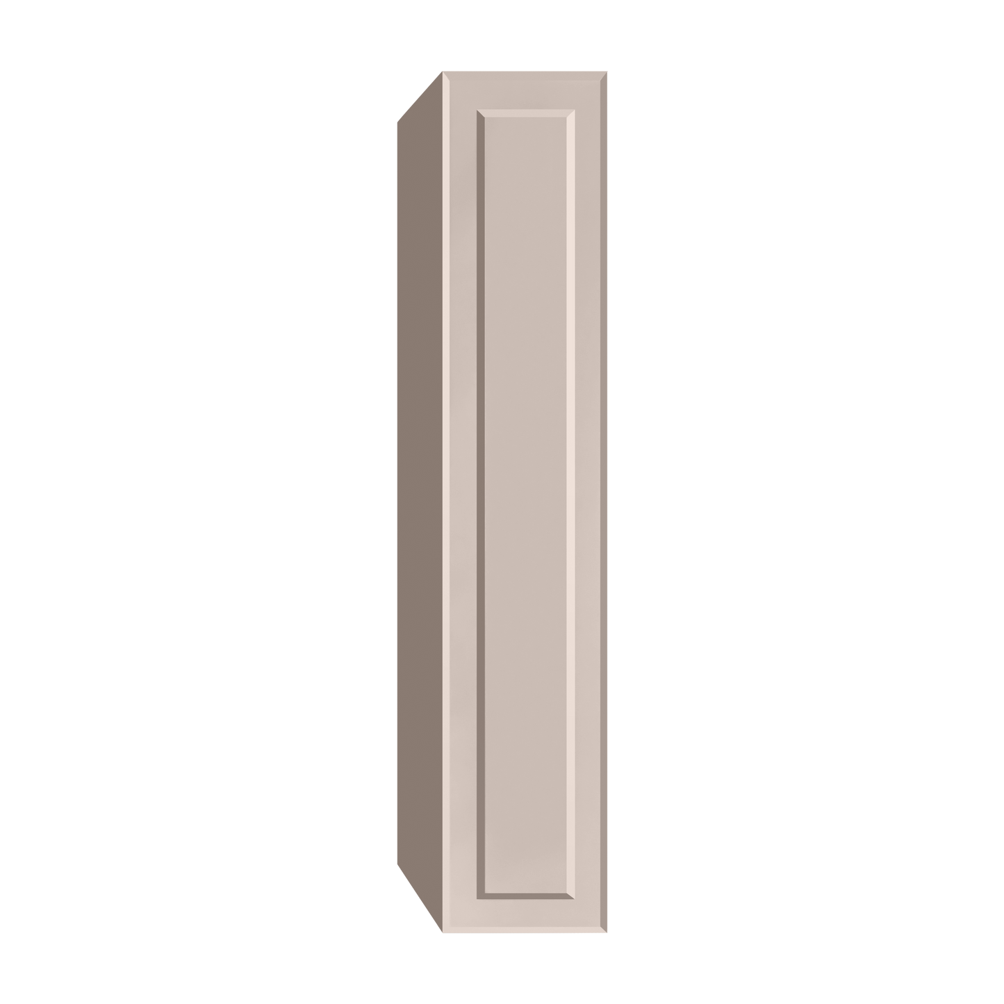 Berloni Vintage 1 door column 14" with 1 fixed shelf and 4 glass shelves