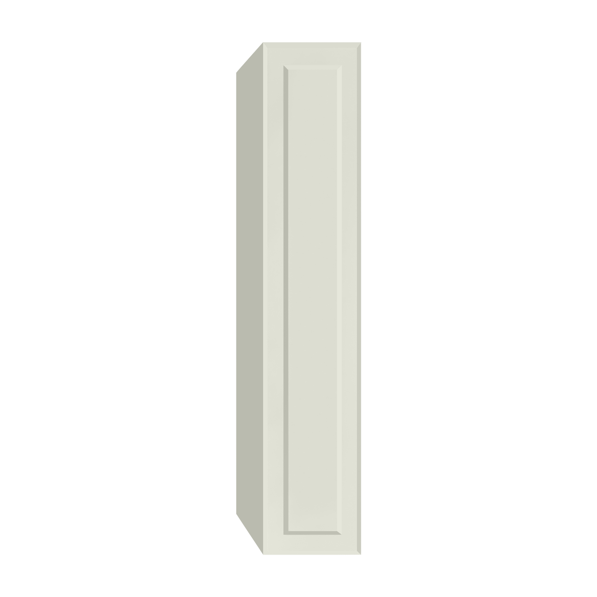Berloni Vintage 1 door column 14" with 1 fixed shelf and 4 glass shelves