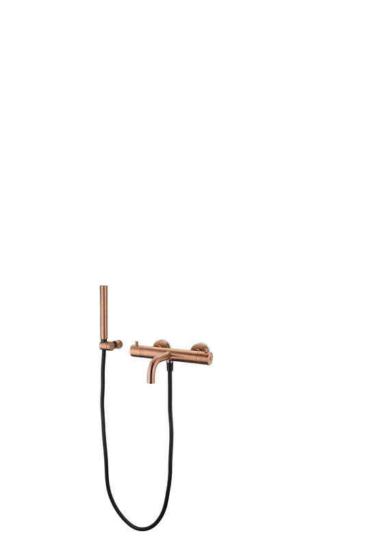 JEE-O Slimline TH Bath Faucet Stainless Steel with Hand Shower, Bronze