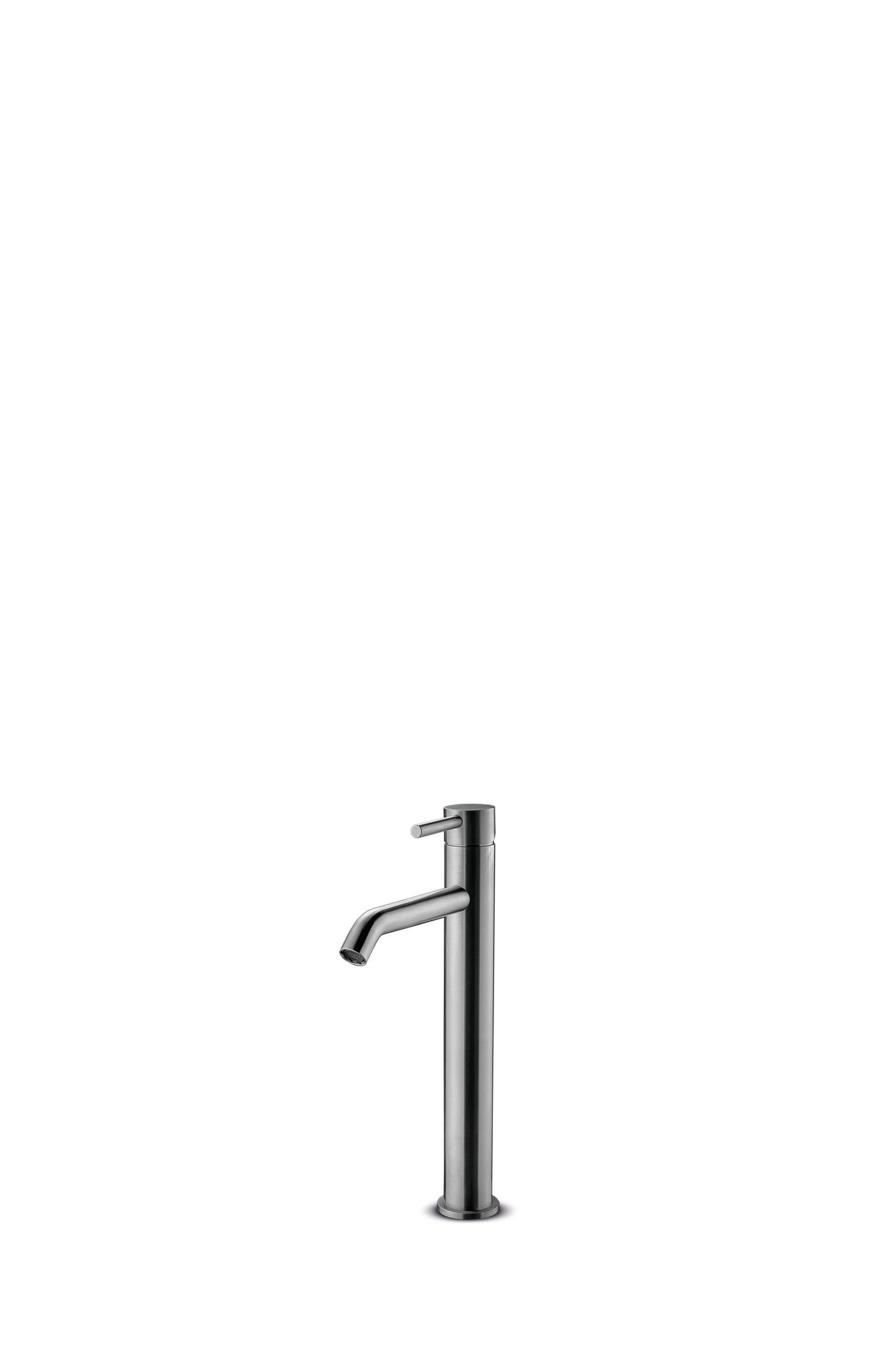 JEE-O Slimline Basin Faucet High TopMounted Basin Faucet Stainless Steel, Brushed