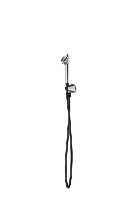 JEE-O Cone Hand Shower set Stainless Steel with integrated Wall elbow, Gun Metal