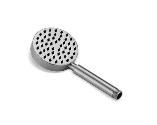 JEE-O handshower round head with nozzles, SS,  brushed