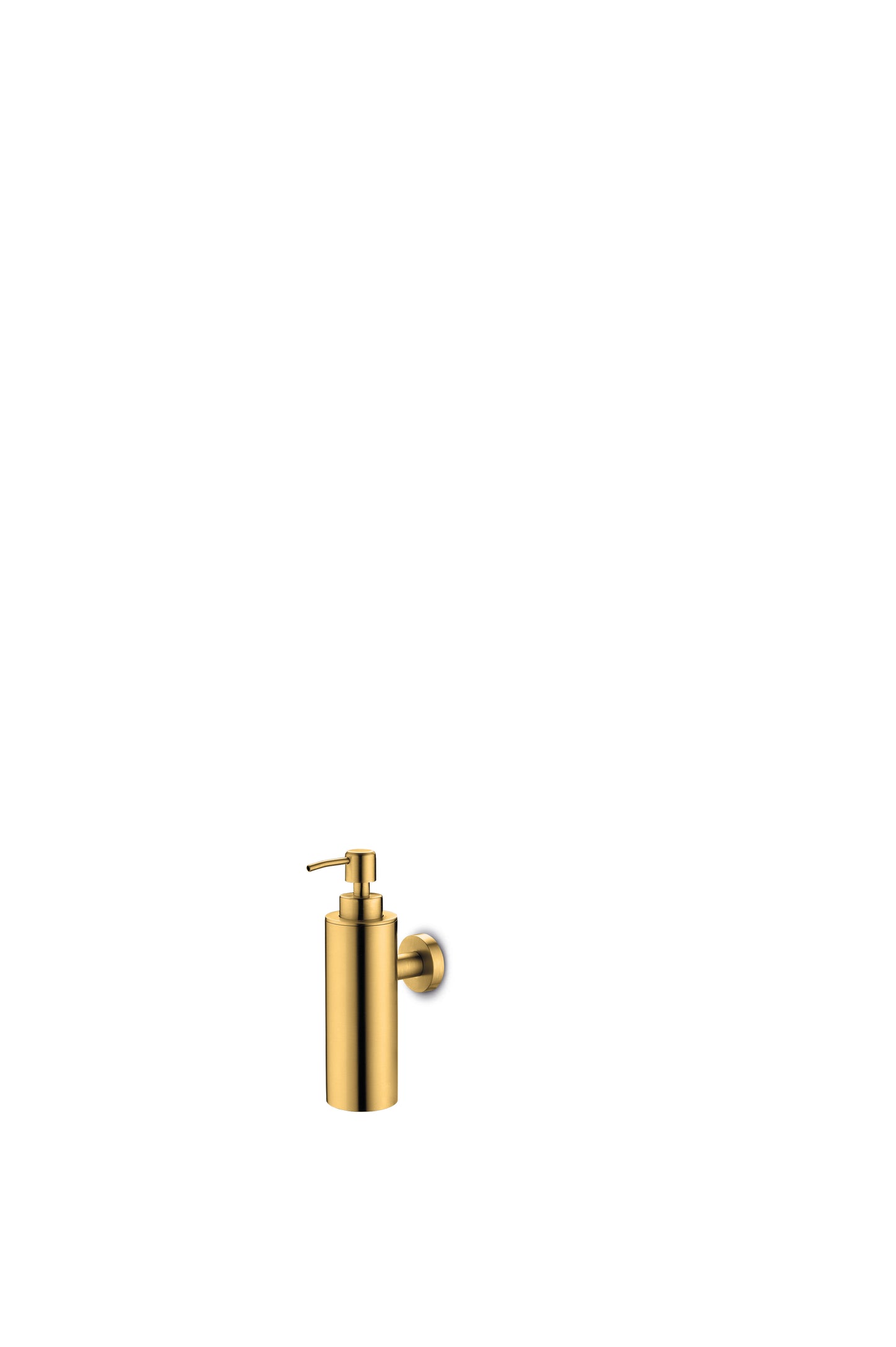 JEE-O Slimline Soap Dispenser Wall Mounted Stainless Steel, Matte Gold