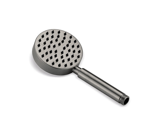 JEE-O handshower round head with nozzles, SS,  dark steel