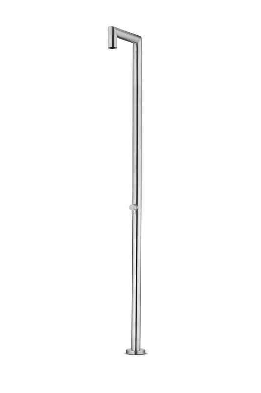 JEE-O Original Shower 04 Freestanding Stainless Steel with progressive cartridge, Brushed