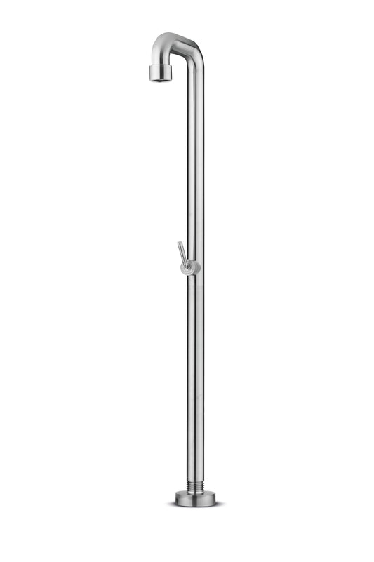 JEE-O Soho Shower 01 Freestanding Stainless Steel with progressive cartridge, Brushed