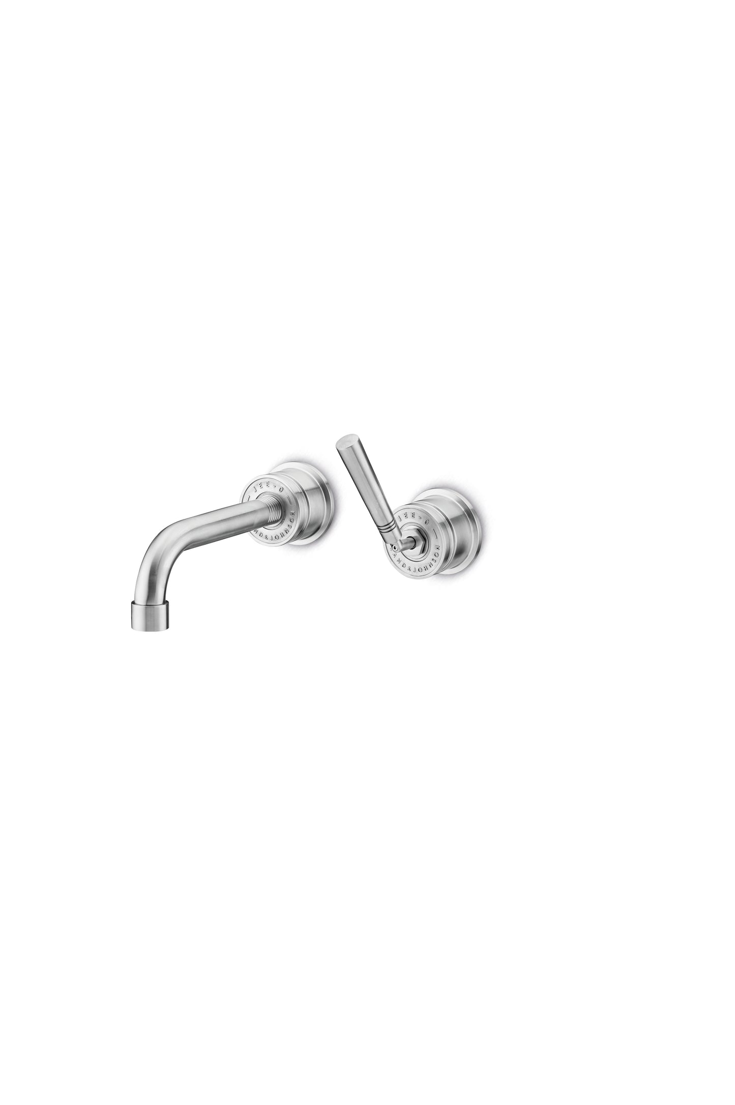 JEE-O Soho Basin Faucet Wall Mounted Stainless Steel Brushed