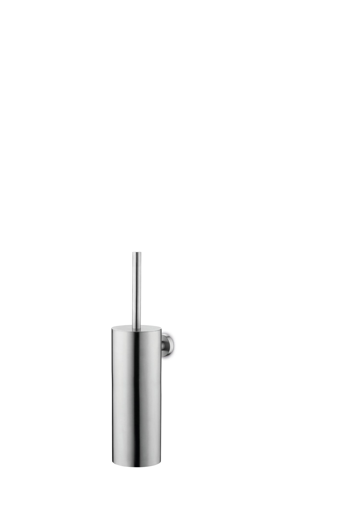 JEE-O Slimline Toilet Brush Wall Mounted Stainless Steel, Brushed