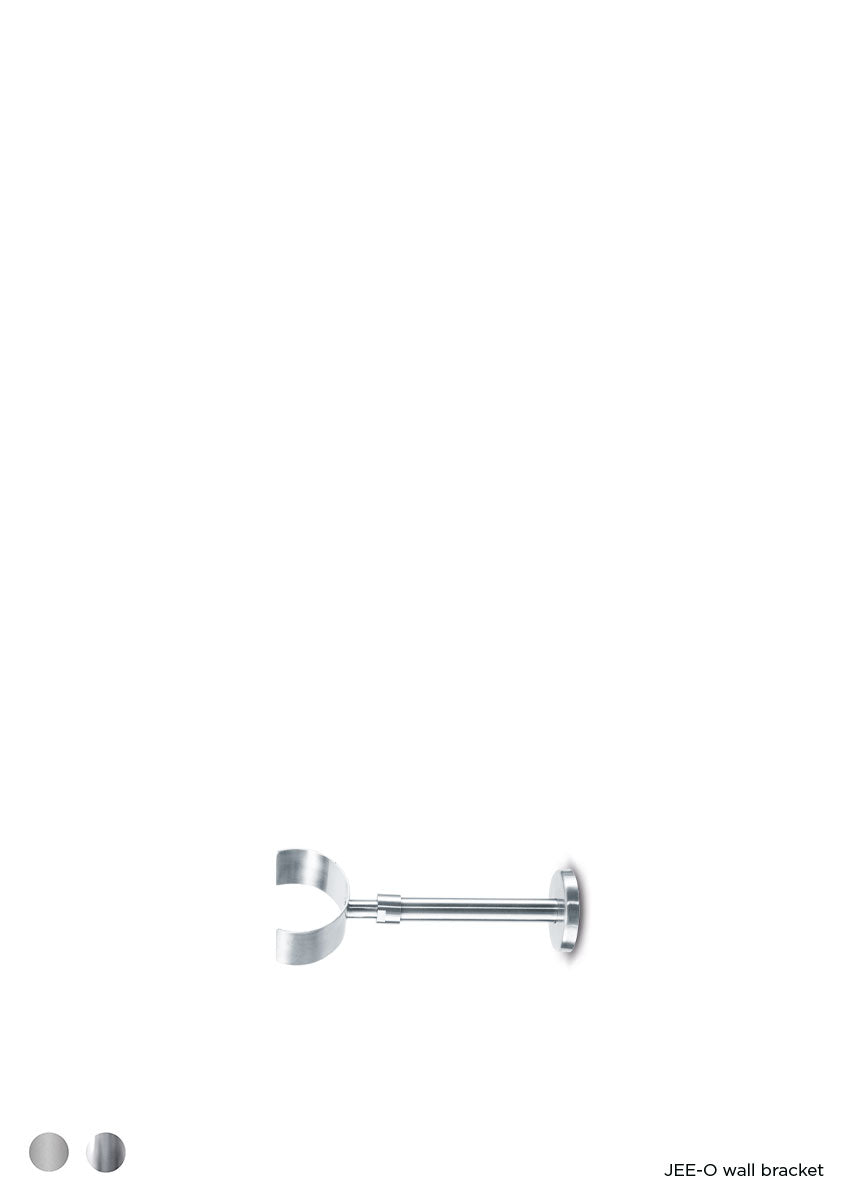 JEE-O Wall Bracket Fatline, Brushed