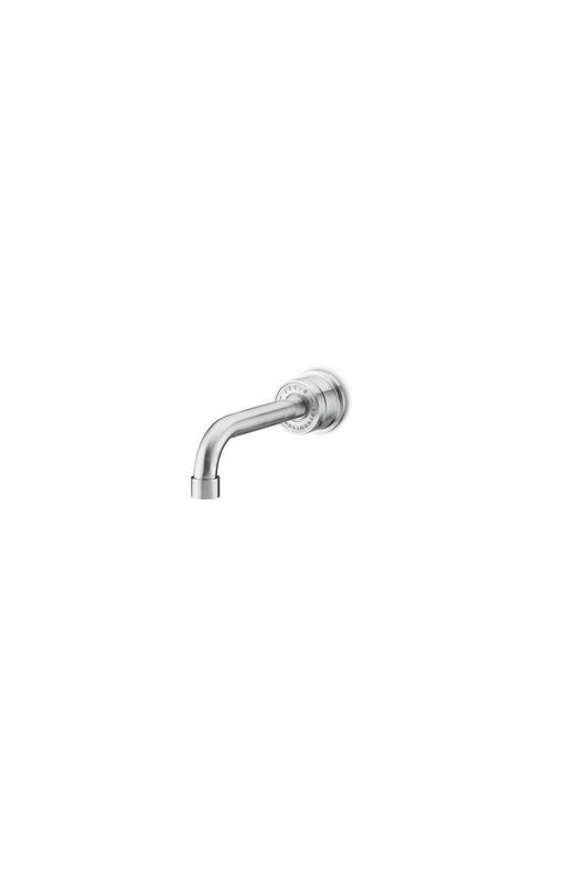 JEE-O Soho Spout Wall Mounted Long Stainless Steel for Basin or Bath, Brushed