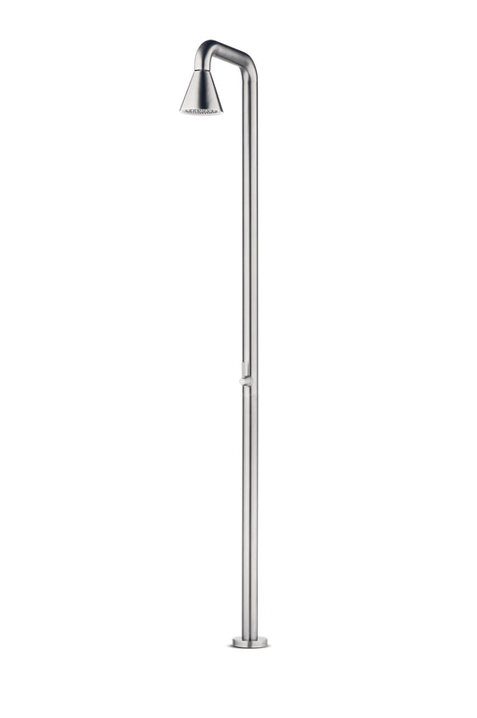 JEE-O Cone Shower 01 Freestanding Stainless Steel, Brushed