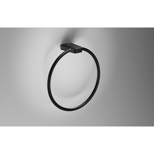 SONIA -S6 Towel Ring Round Black