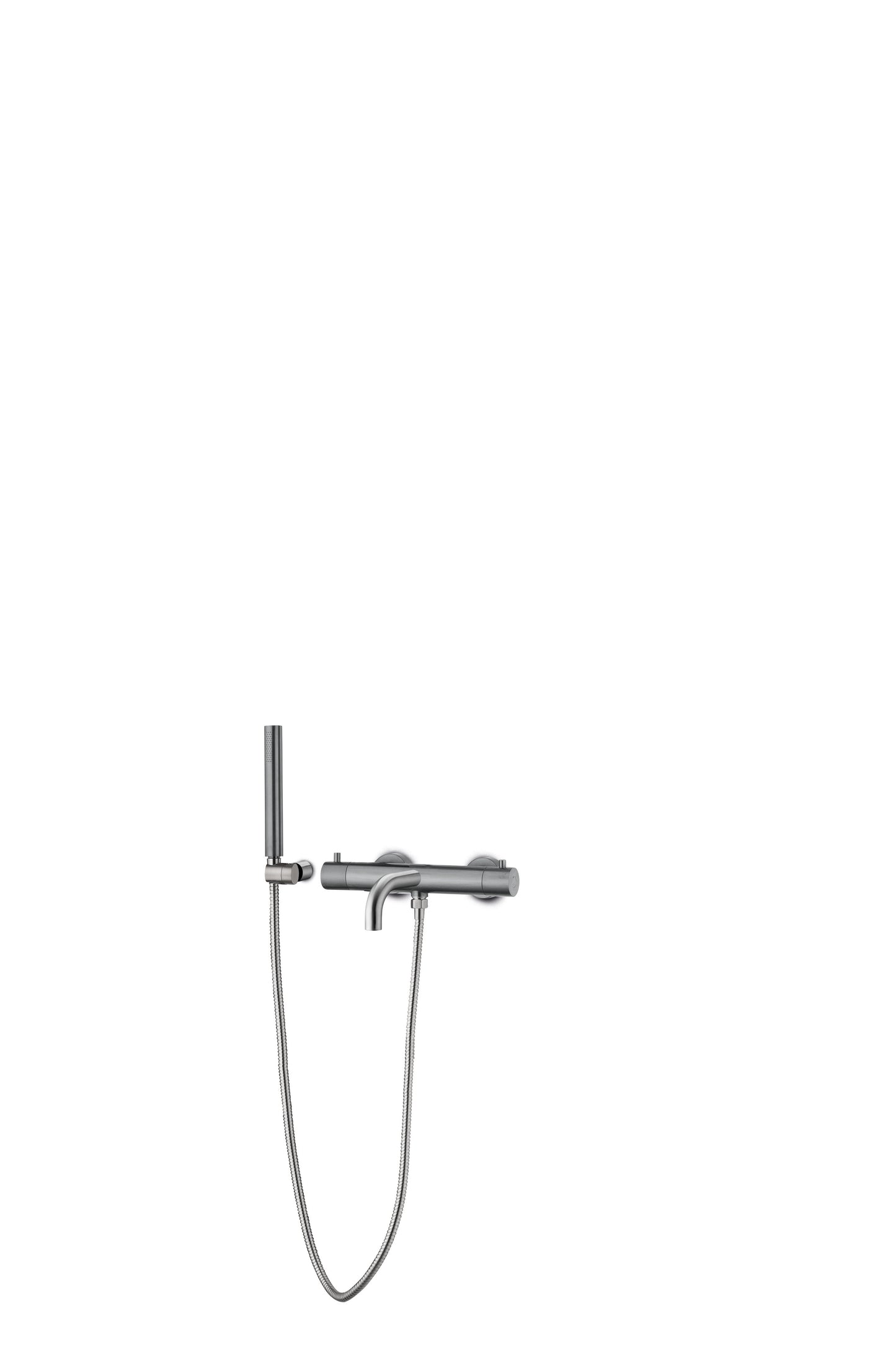 JEE-O Slimline TH Bath Faucet Stainless Steel with Hand Shower, Brushed