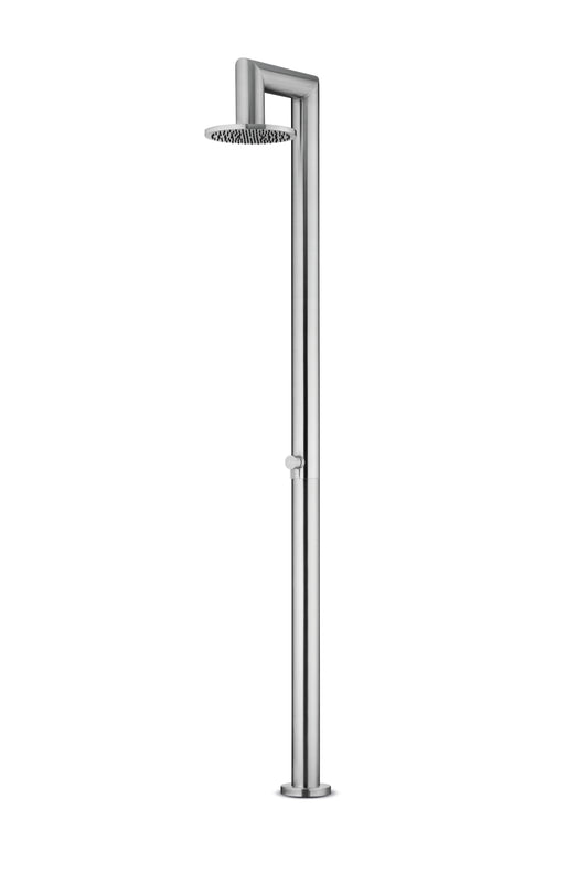 JEE-O Fatline Shower 04 Freestanding Shower Faucet Stainless Steel Brushed