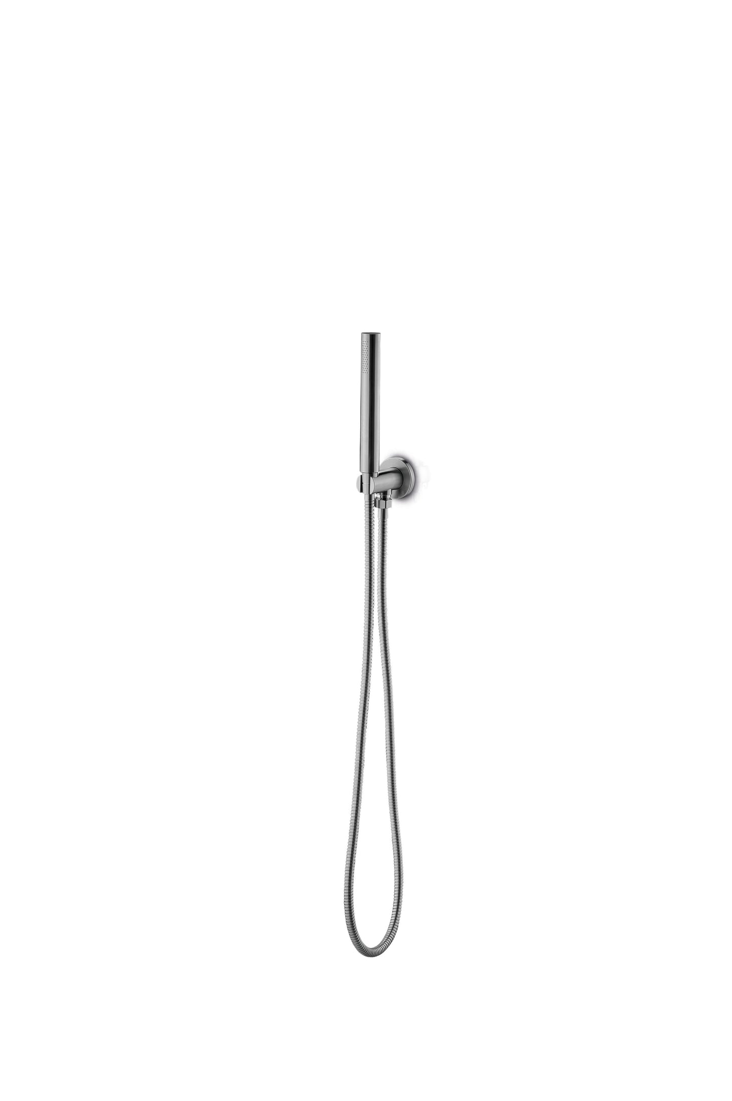 JEE-O Slimline Hand Shower set Stainless Steel with integrated Wall elbow, Brushed