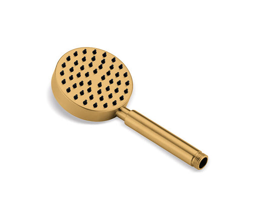 JEE-O handshower round head with nozzles, SS,  matte gold