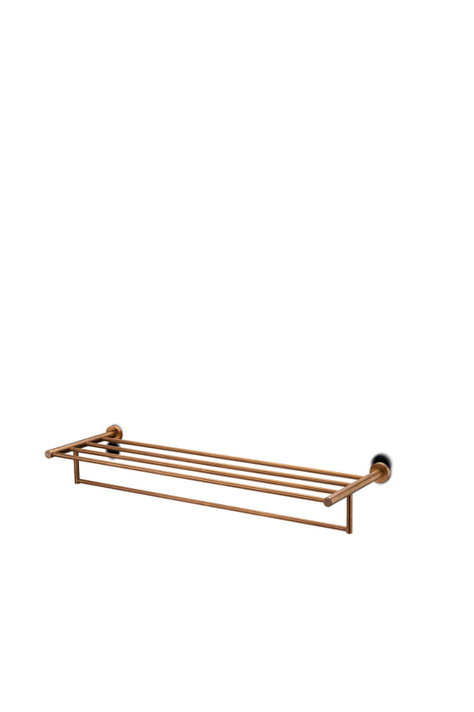 JEE-O Slimline Towel Rack Wall Mounted Stainless Steel, Bronze