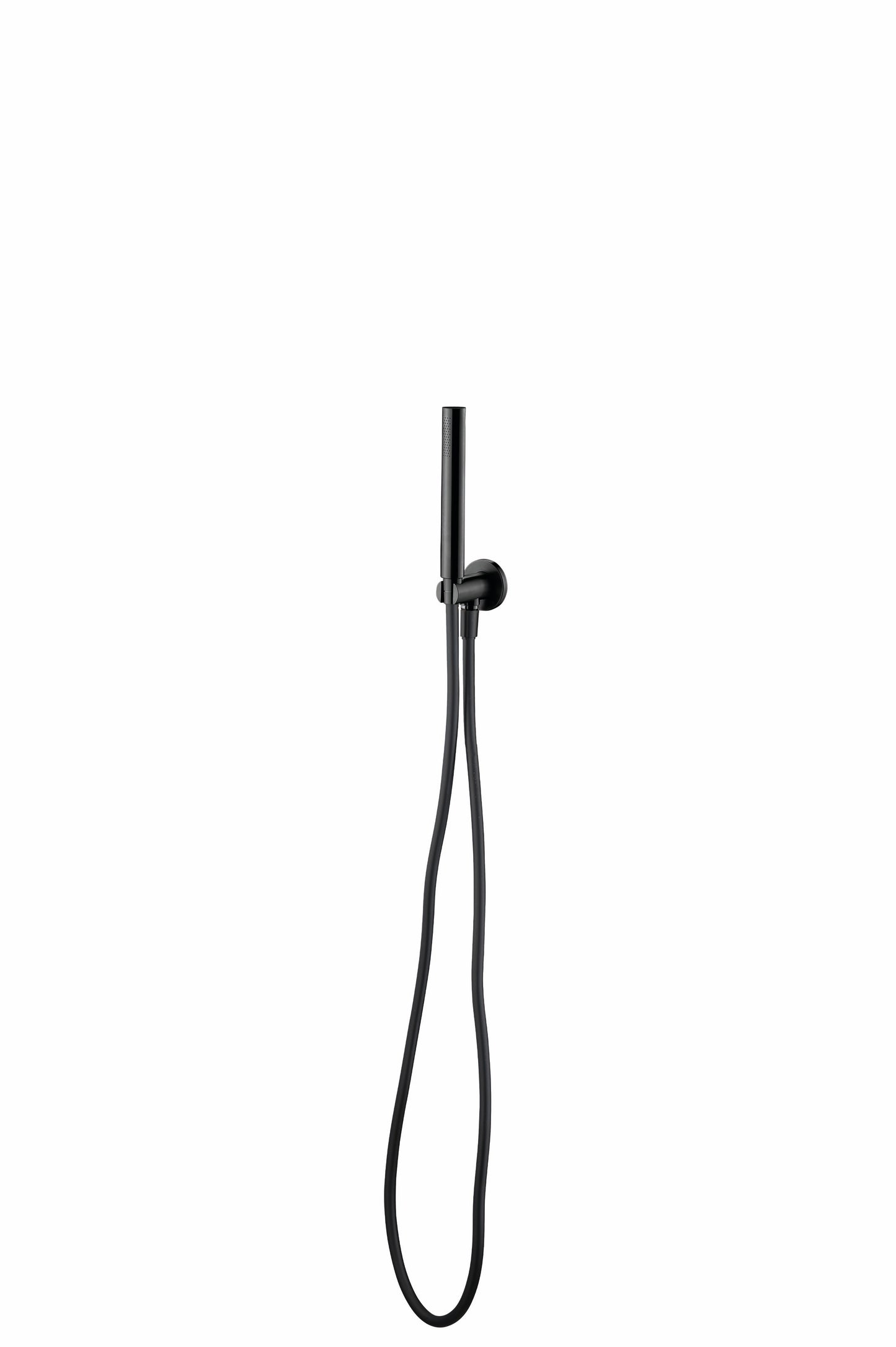 JEE-O Slimline Hand Shower set SS with integrated Wall elbow, Structured Black