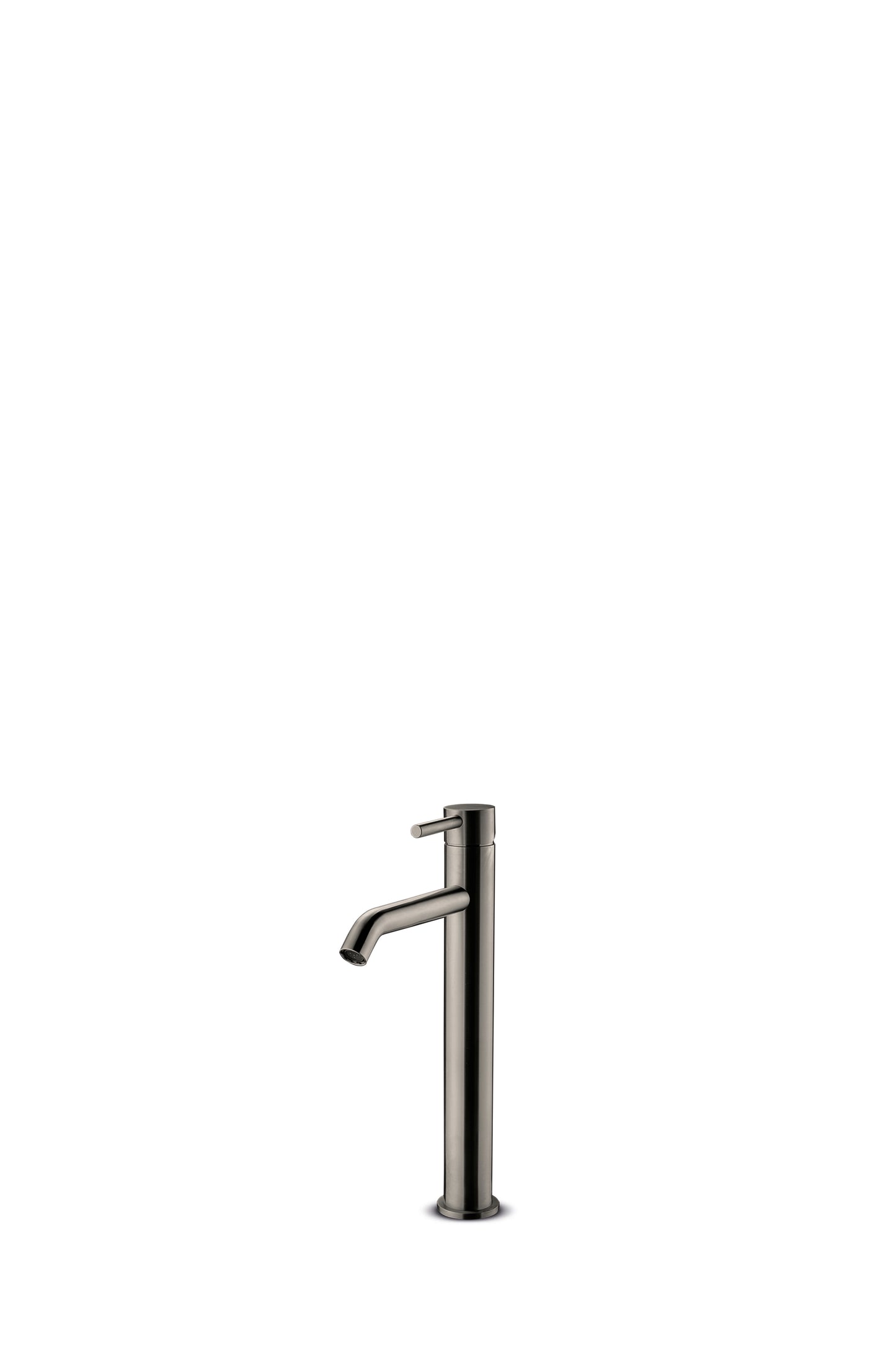 JEE-O Slimline Basin Faucet High TopMounted Basin Faucet Stainless Steel, Dark Steel