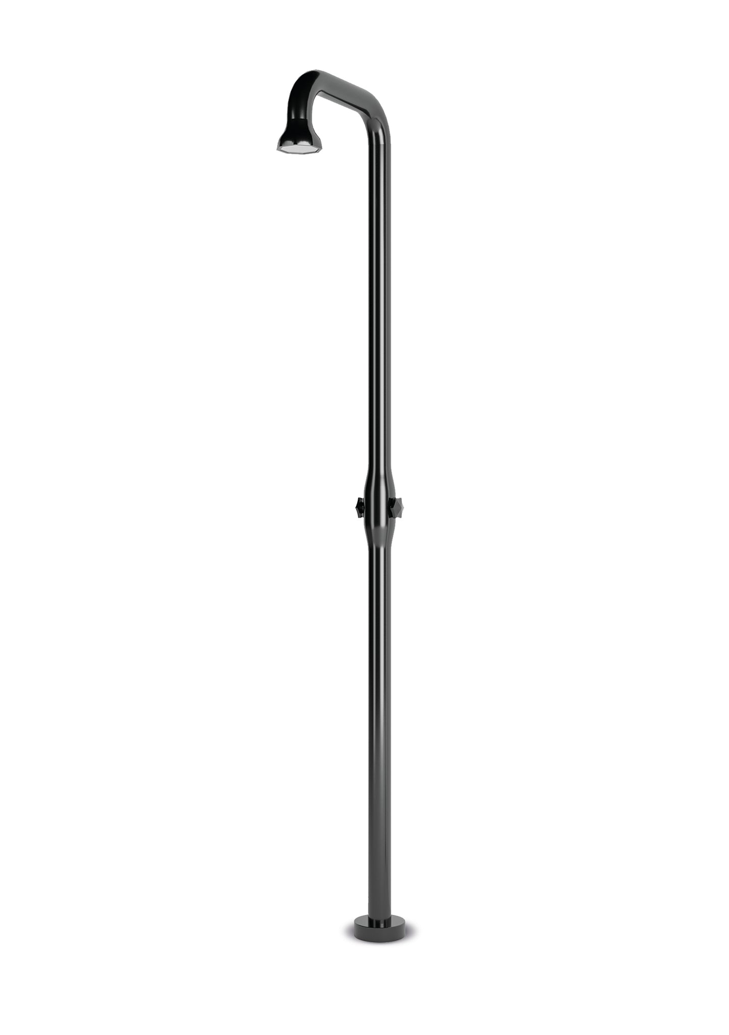 JEE-O Bloom Shower 01 Freestanding Shower Faucet Stainless Steel, Gun Metal