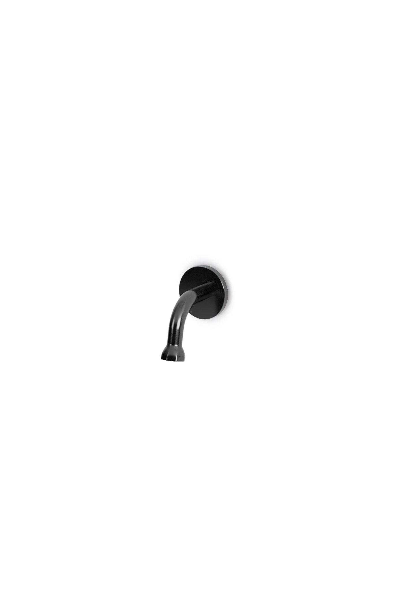 JEE-O Bloom Spout Short Wall Mounted Stainless Steel for Basin or Bath, Gun Metal