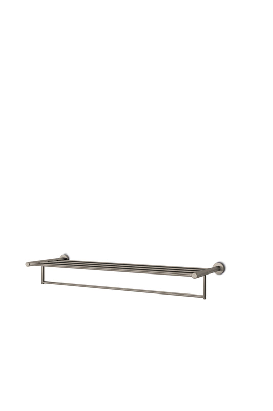 JEE-O Slimline Towel Rack Wall Mounted Stainless Steel, Dark Steel