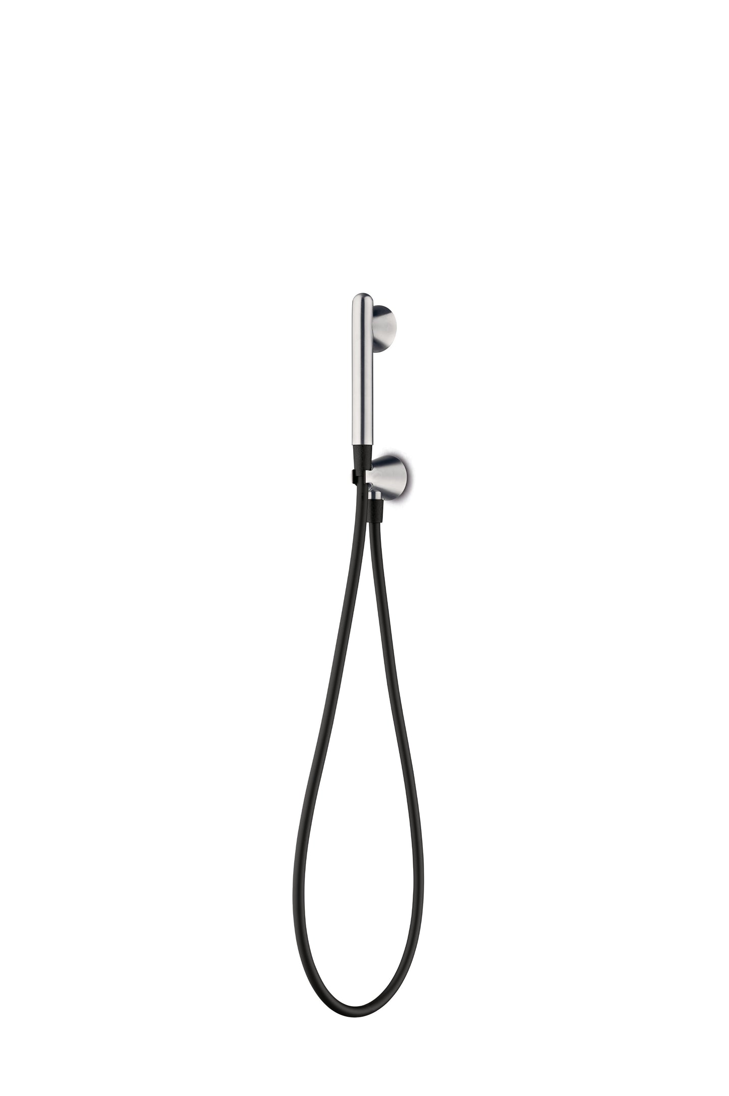 JEE-O Cone Hand Shower set Stainless Steel with integrated Wall elbow, Brushed