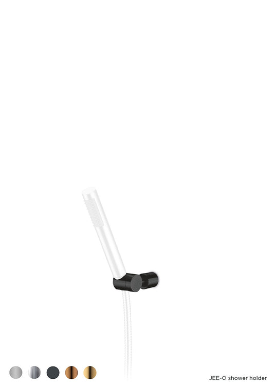 JEE-O Shower Holder Wall Mounted Stainless Steel, tiltable, Structured Black