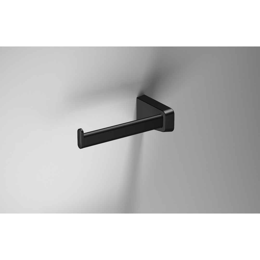 SONIA -S6 Toilet Paper Holder Open left Black