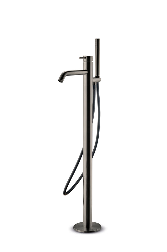 JEE-O Slimline Bath Faucet 02 Freestanding Stainless Steel Dark Steel