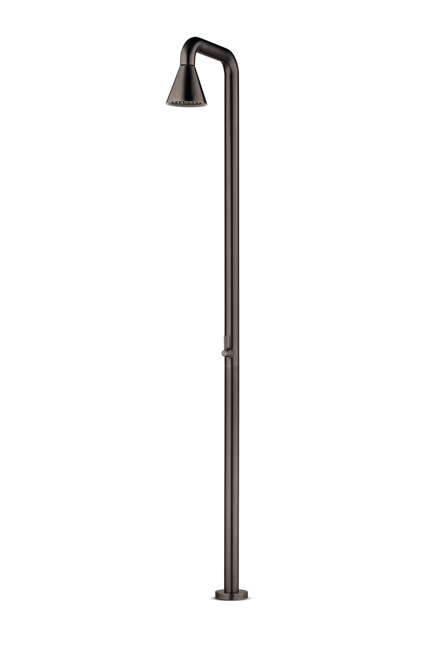 JEE-O Cone Shower 01 Freestanding Stainless Steel, Gun Metal