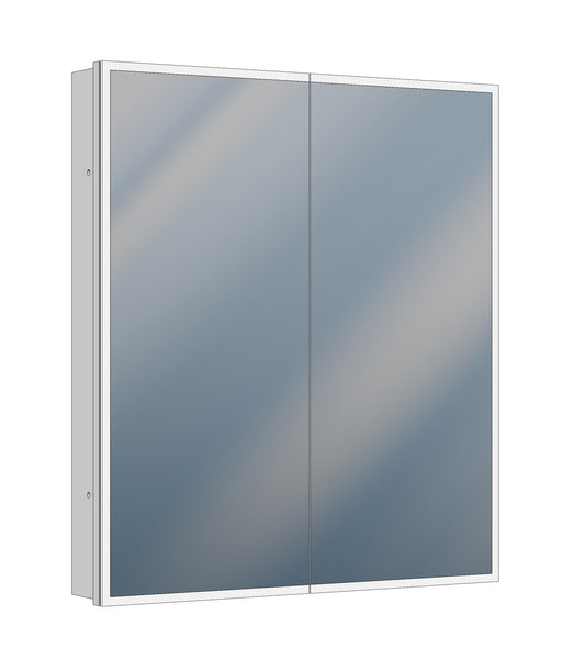 SIDLER Cirrus Mirrored Cabinet LED CR 2/31 1/2" (Dimmable)