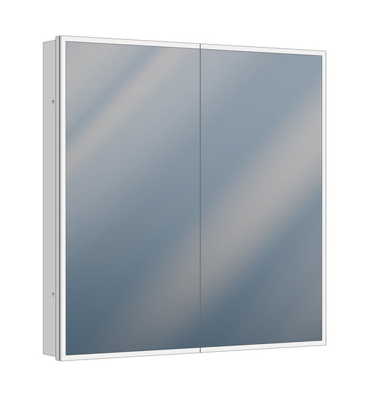 SIDLER Cirrus Mirrored Cabinet LED CR 2/35 1/16" (Dimmable)