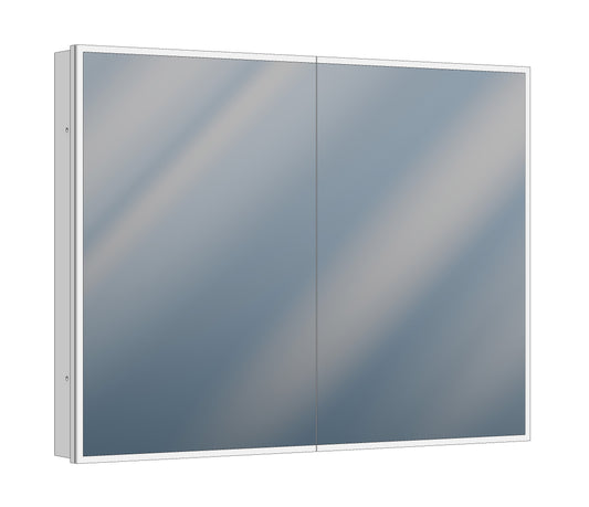 SIDLER Cirrus Mirrored Cabinet LED CR 2/47 1/4" (Dimmable)