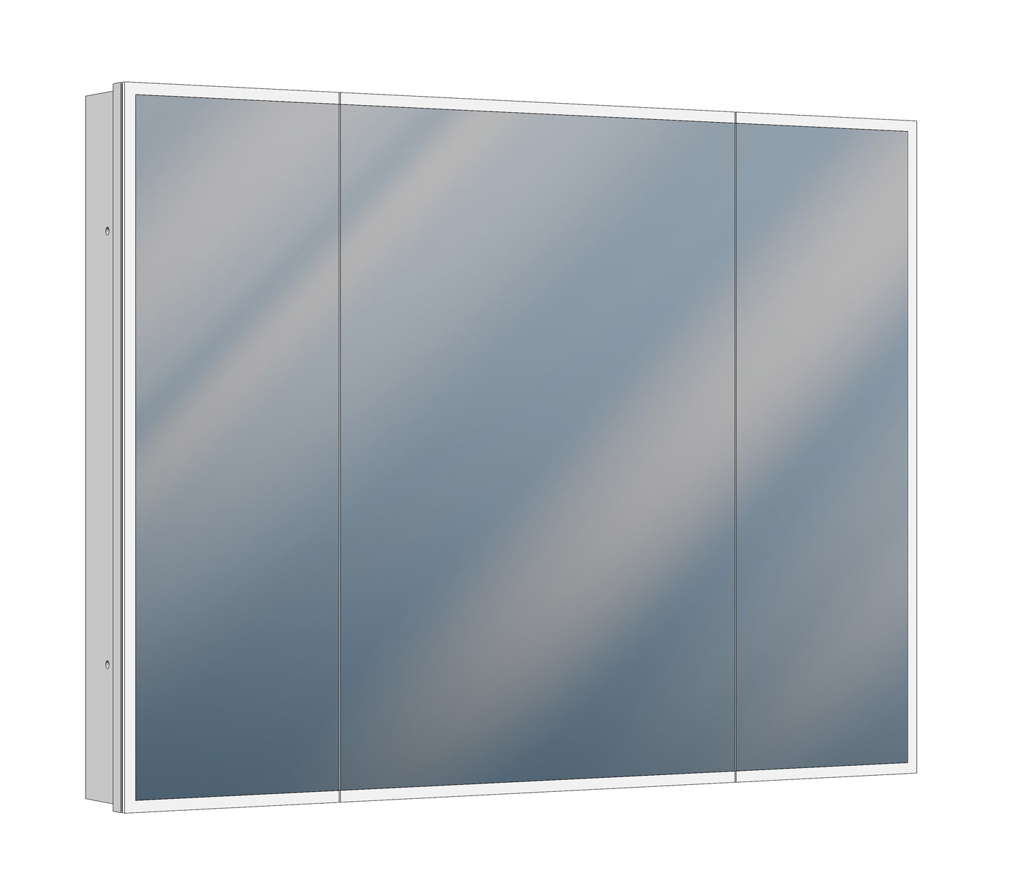 SIDLER Cirrus Mirrored Cabinet LED CR 3/47 1/4" (Dimmable)