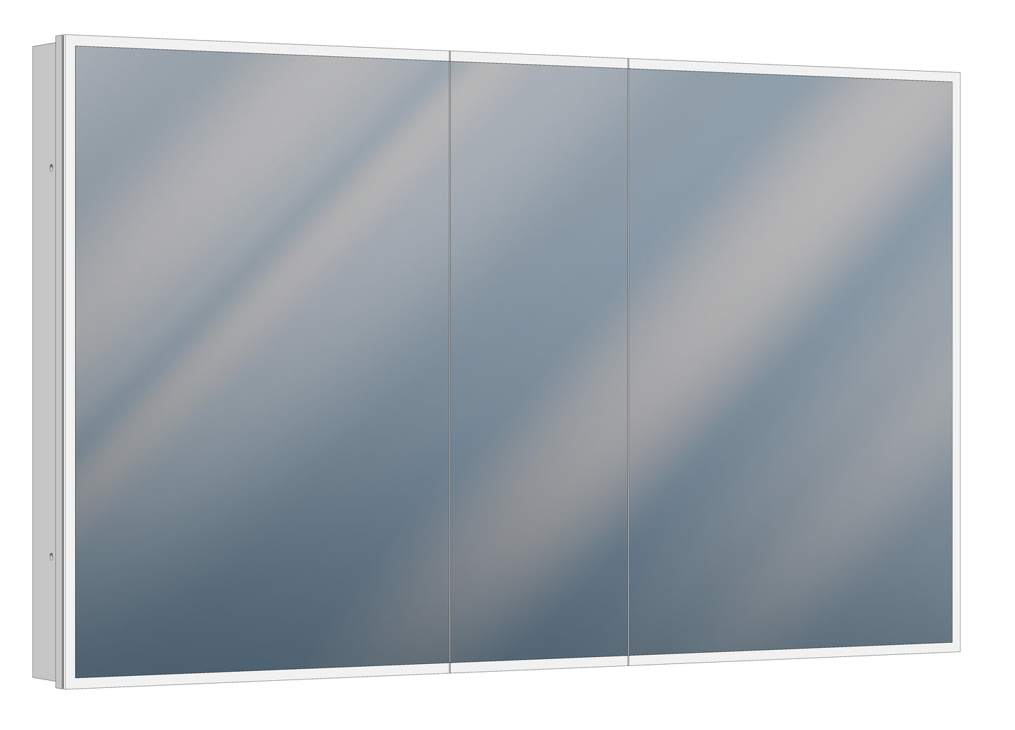 SIDLER Cirrus Mirrored Cabinet LED CR 3/59 1/16" (Dimmable)