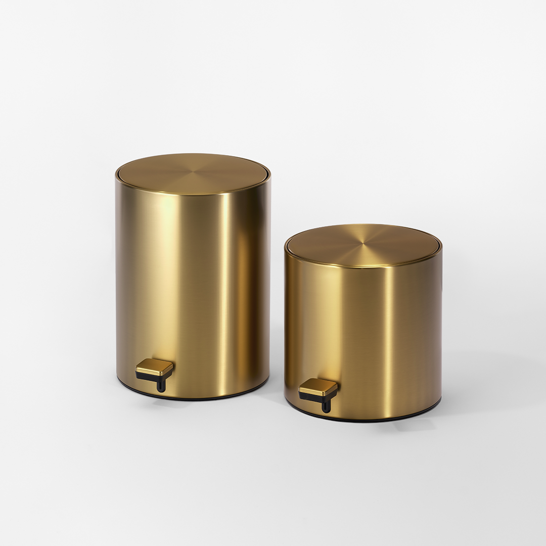 DW TE 50 MINI  Pedal bin - Gold Matte PVD