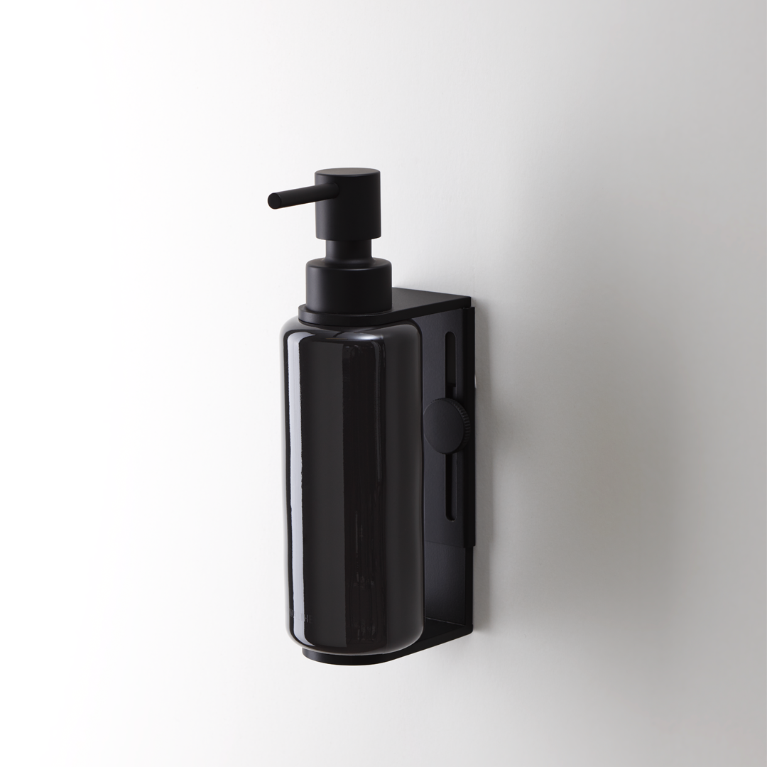 DW TT PORTER Soap dispenser Glass bottle Black / Pump Dark Metal Matte