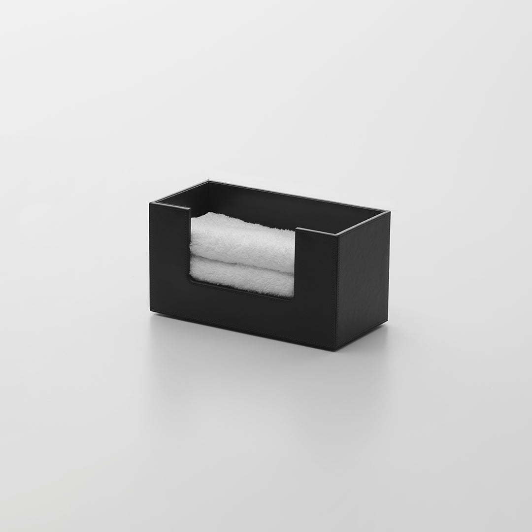 DW BROWNIE PTB Paper towel box - Vegan Leather Black