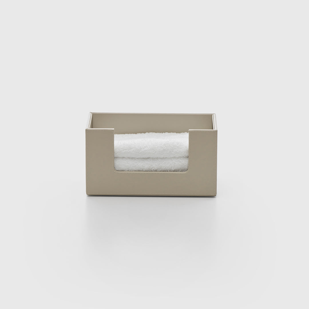 DW BROWNIE PTB Paper towel box - Vegan Leather Sand